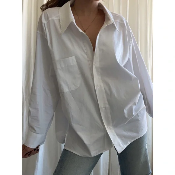 GISELE SHIRT — In White - Picture 3 of 10